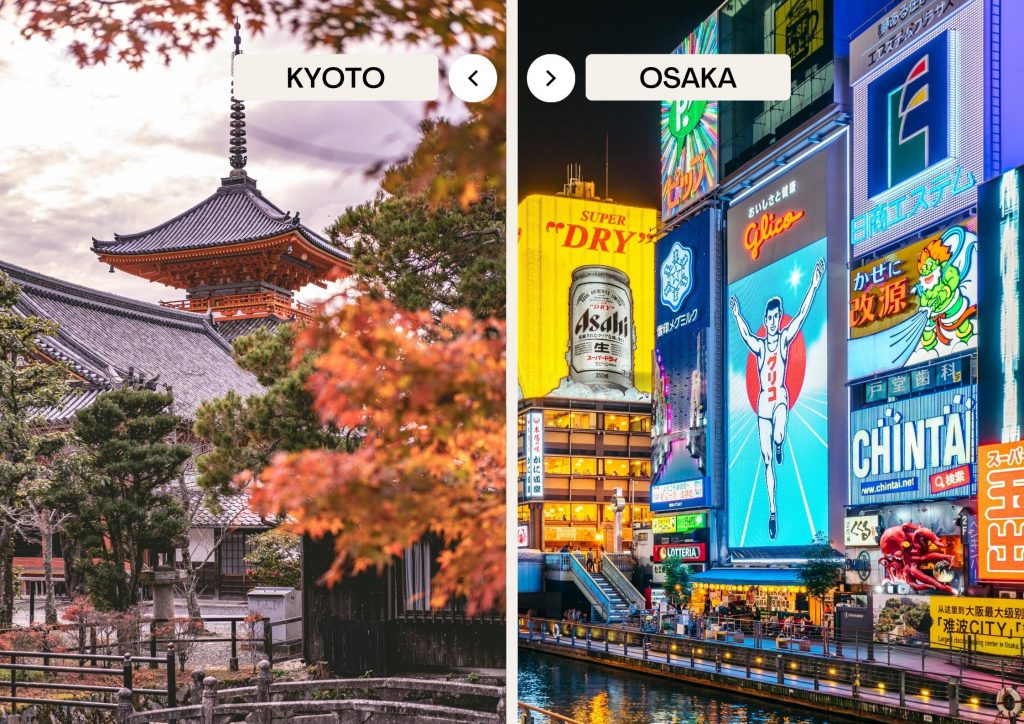 kyoto vs osaka