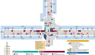 Atlanta Airport Food Map Concourse E